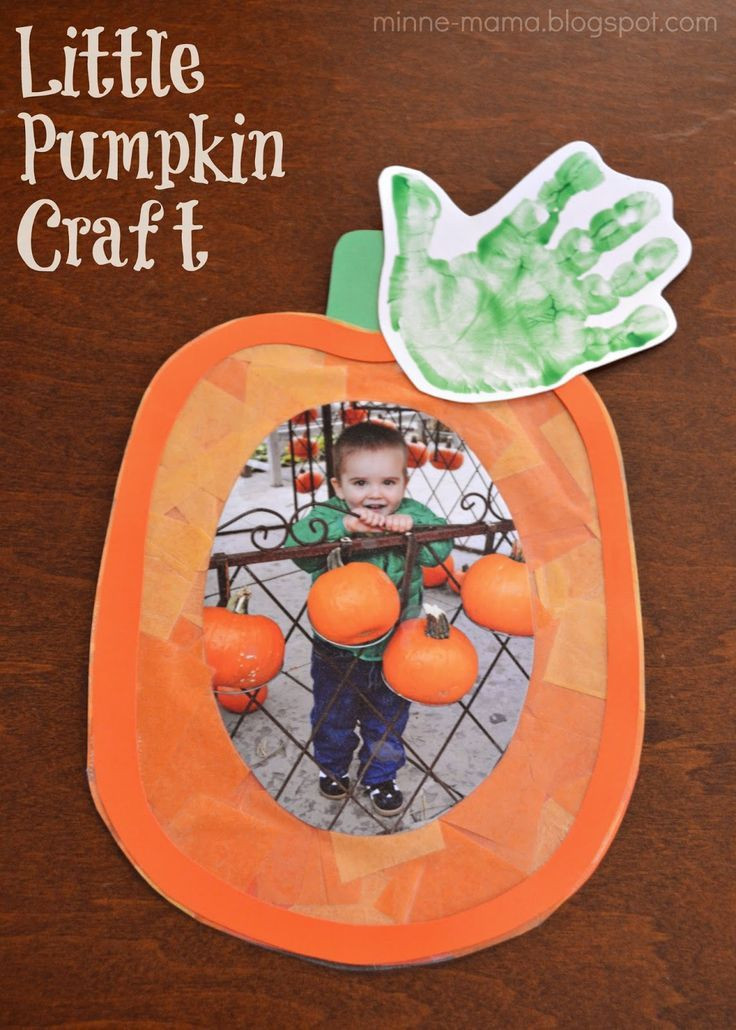 Craft Project For Toddler
 Little Pumpkin Craft