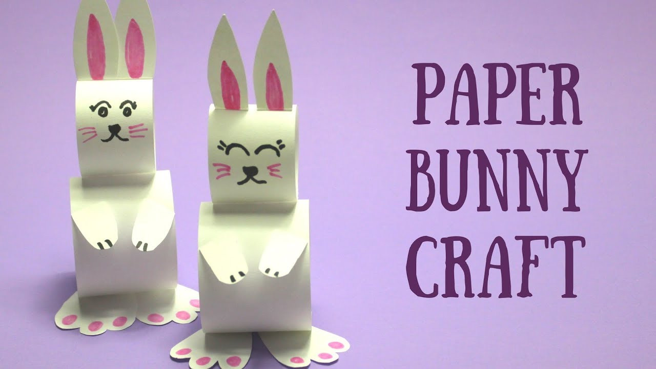 Craft Project For Toddler
 Paper Bunny Craft
