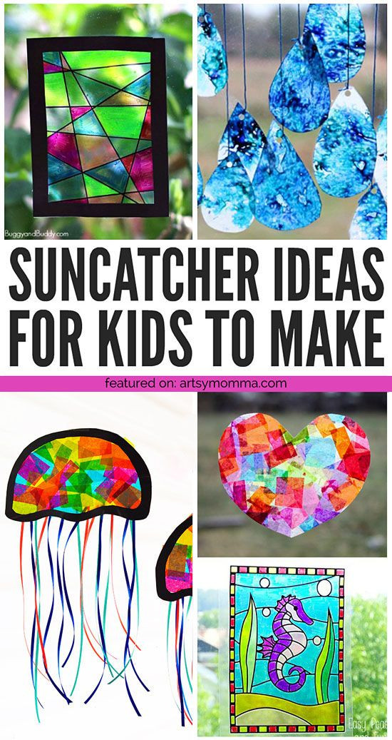 Craft Project For Toddler
 Colorful Suncatcher Crafts for Kids to Make
