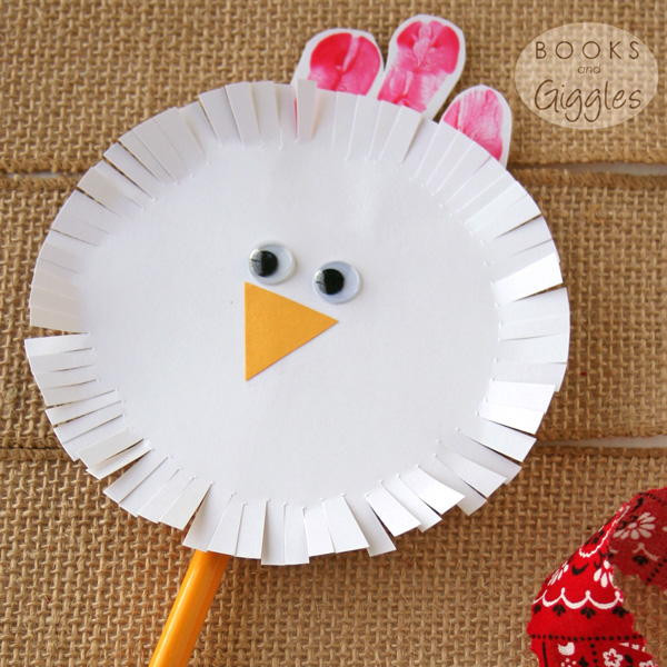 Craft Project For Toddler
 Spinning Chicken Craft for Toddlers & Preschoolers