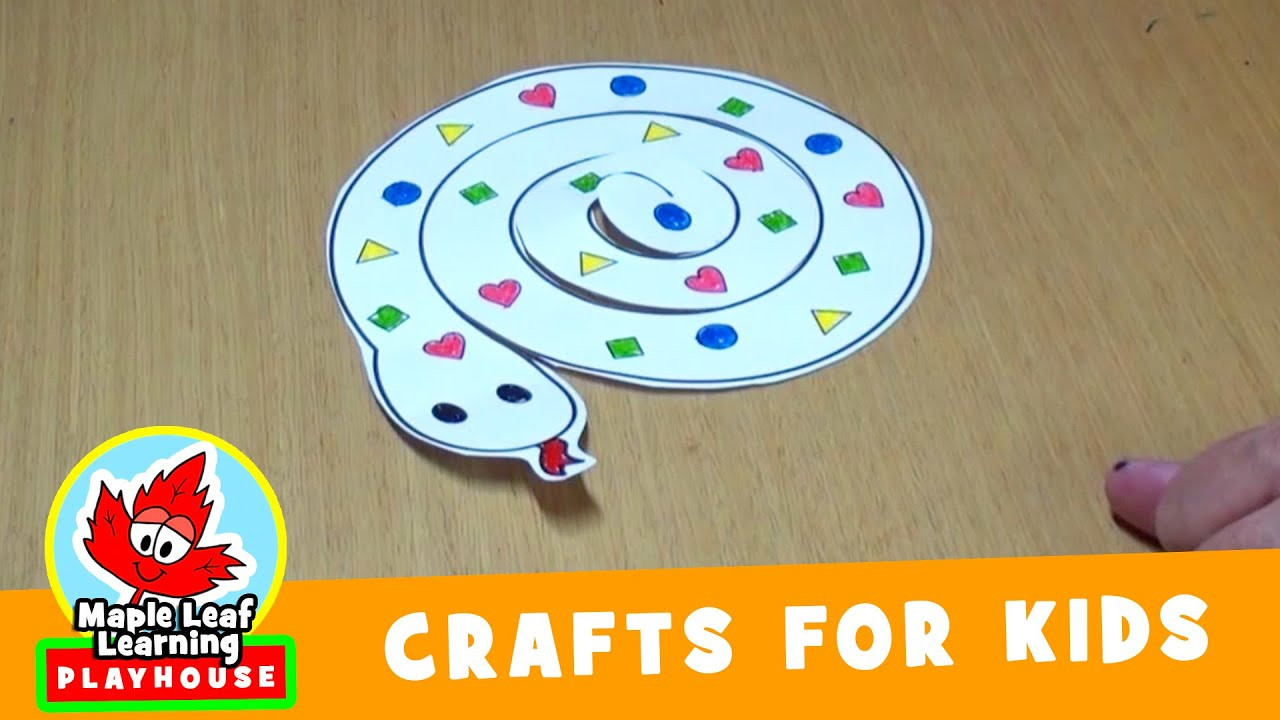 Craft Project For Toddler
 Snake Craft for Kids