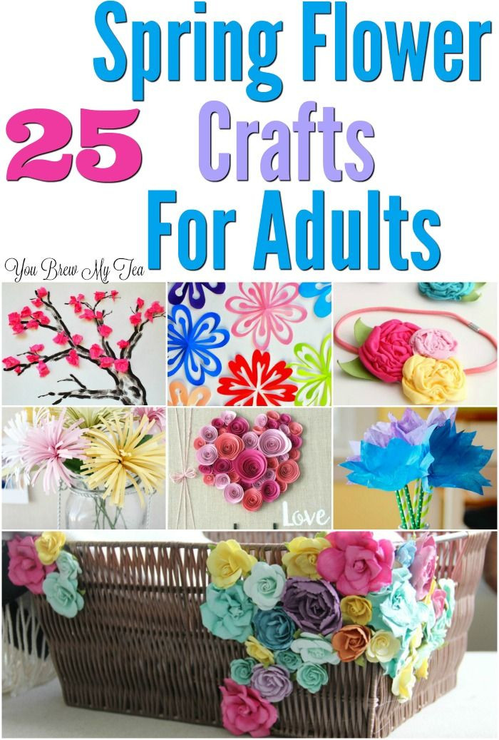 Craft Project Ideas For Adults
 25 Flower Craft Ideas For Adults