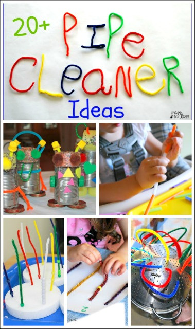 Crafts And Activities For Toddlers
 20 Pipe Cleaner Crafts and Activities Mess for Less