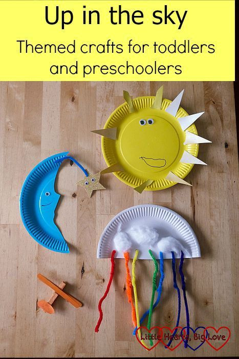 Crafts And Activities For Toddlers
 Up in the sky themed crafts for toddlers and preschoolers