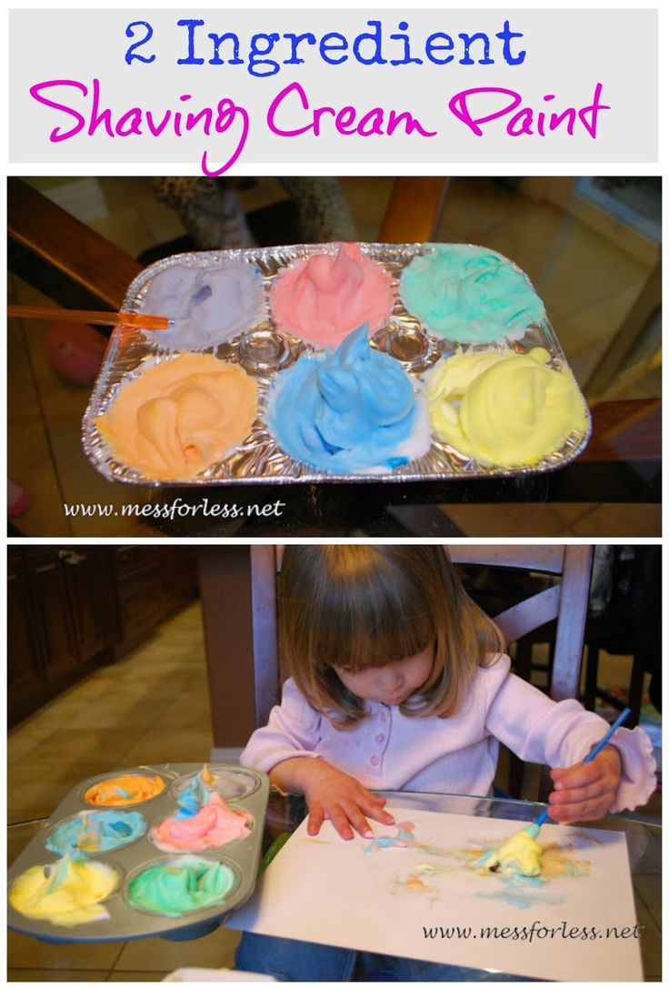 Crafts And Activities For Toddlers
 2 Ingre nt Shaving Cream Paint you won t believe how