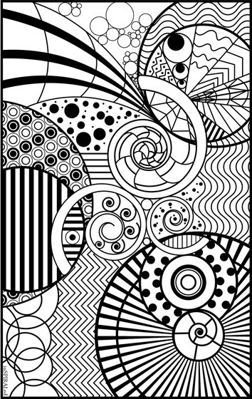 Crayola Adult Coloring Books
 inSPIRALed Coloring Page