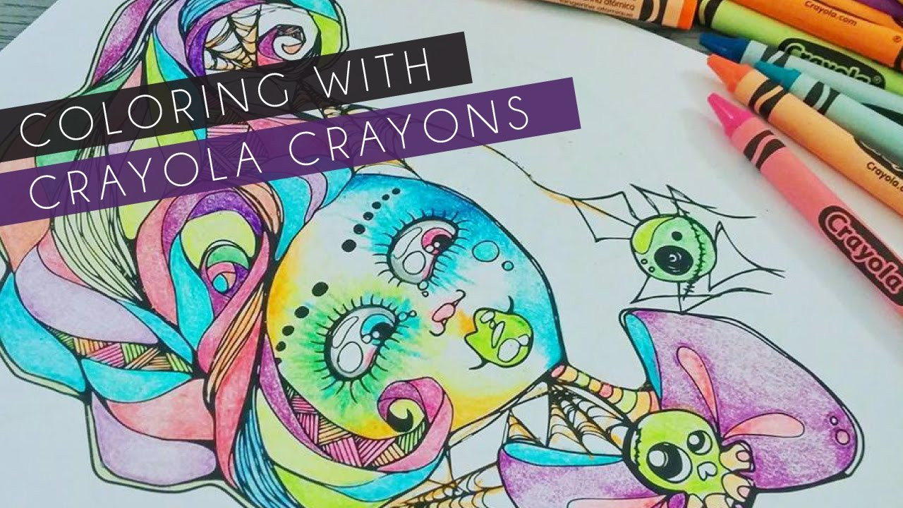 Crayola Adult Coloring Books
 Coloring with Crayola Crayons