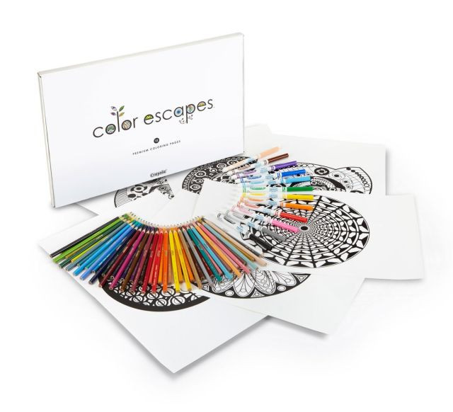 Crayola Adult Coloring Books
 Crayola Releases Premium Adult Coloring Kits
