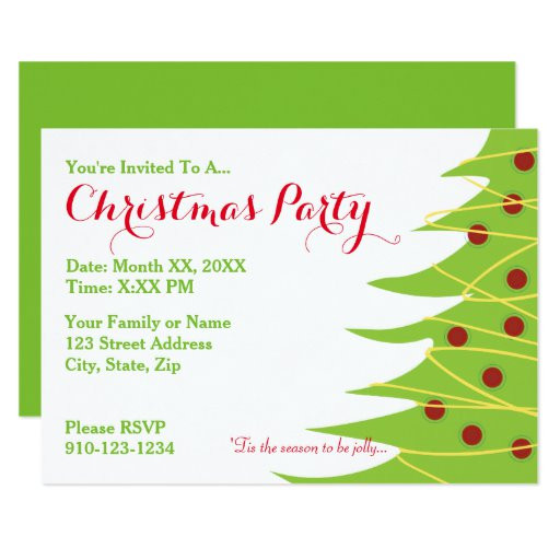 Create Birthday Party Invitations
 Create Your Own Christmas Party Invitation