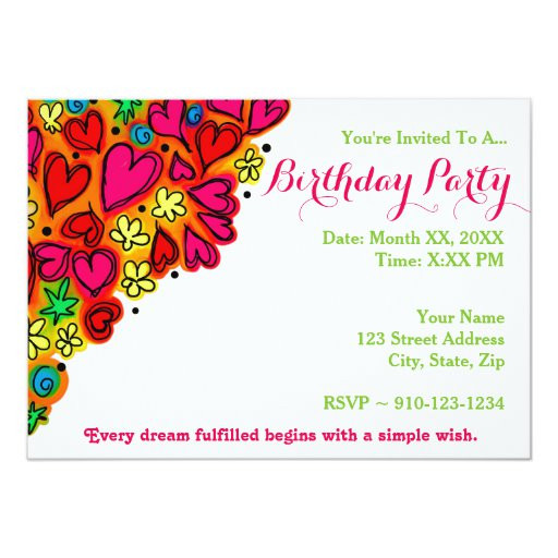 Create Birthday Party Invitations
 Create Your Own Birthday Party Invitation