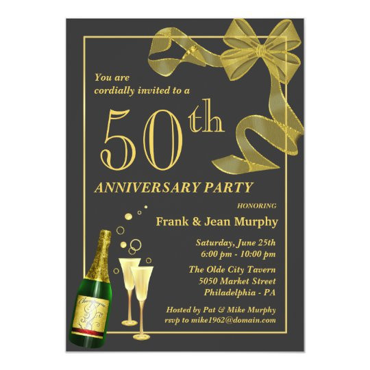 Create Birthday Party Invitations
 Create your own 50th ANNIVERSARY Party Invitations