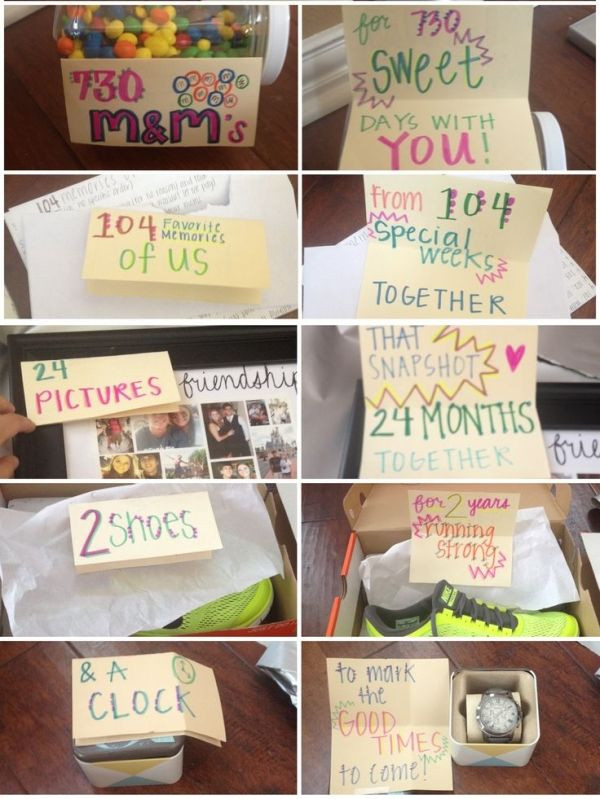 Creative Birthday Gift Ideas For Boyfriend
 Homemade Gift For The Boyfriend Our 2 Year Anniversary Is
