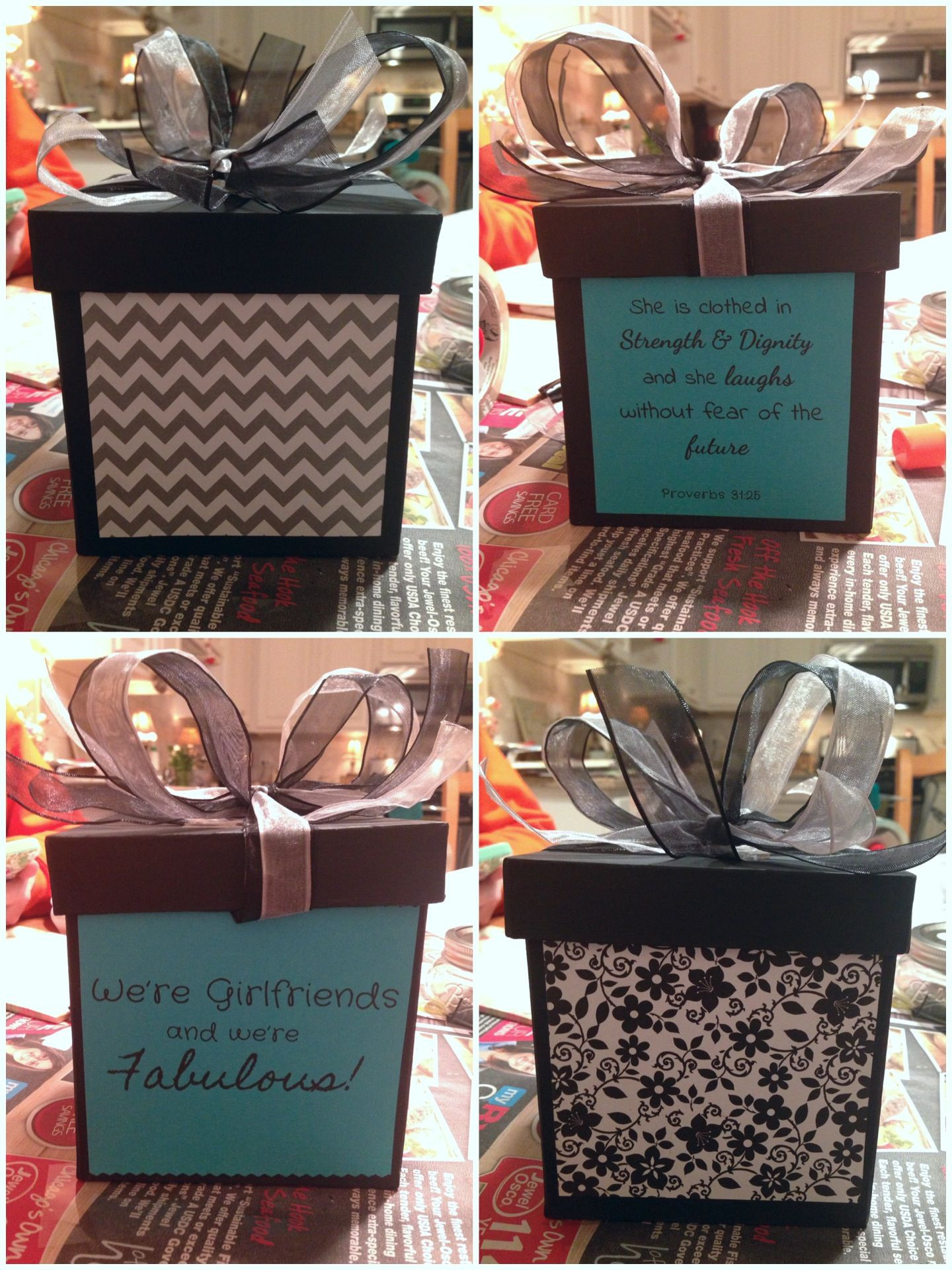 Creative DIY Birthday Gifts
 DIY Gift box I made for my friends 18th Birthday
