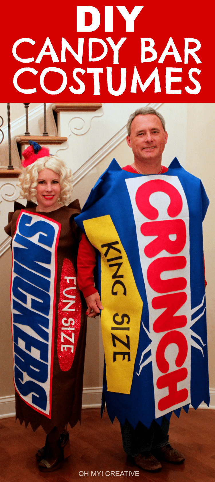 Creative DIY Halloween Costumes For Adults
 DIY Candy Bar Halloween Costumes Oh My Creative