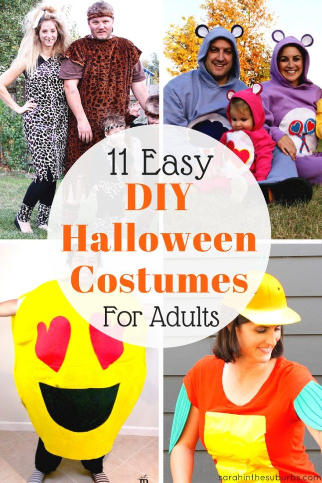Creative DIY Halloween Costumes For Adults
 11 Easy DIY Halloween Costumes for Adults Sarah in the