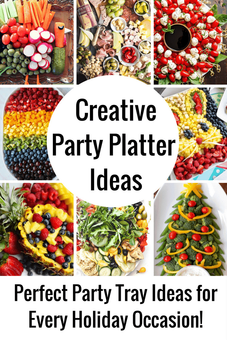 Creative Holiday Party Ideas
 The COOLEST Party Platter Ideas Veggie trays & Fruit
