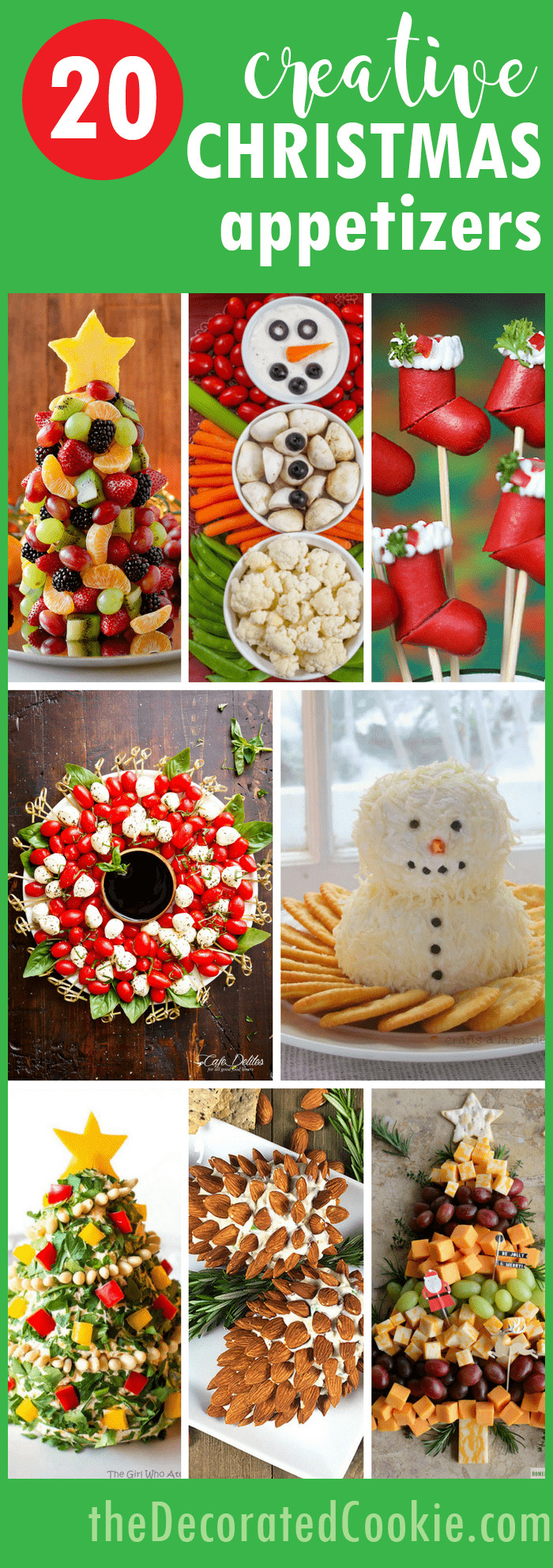 Creative Holiday Party Ideas
 20 creative Christmas appetizers The Decorated Cookie