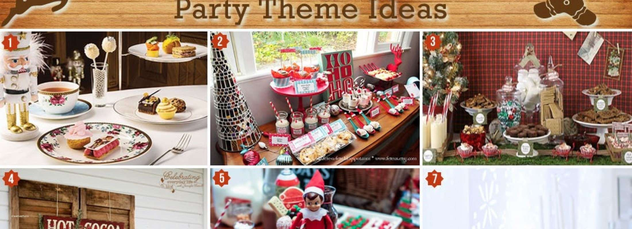 Creative Holiday Party Ideas
 Elegant Corporate Christmas Party themes Creative Maxx Ideas