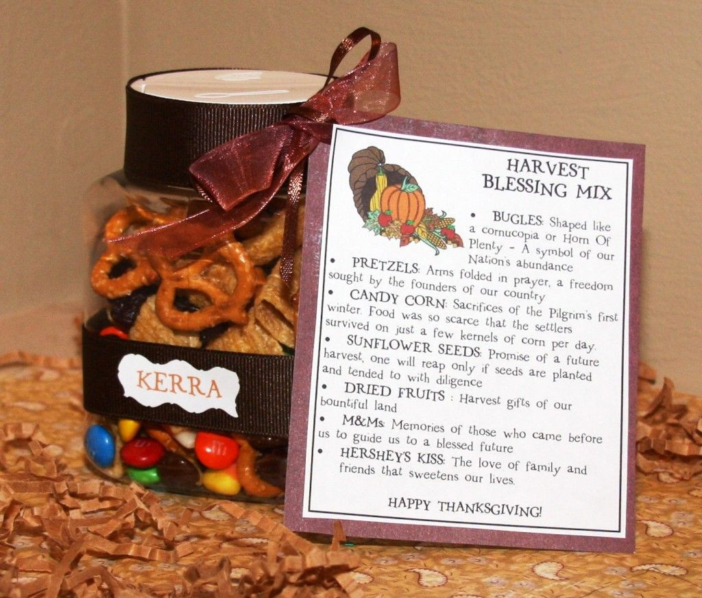 Creative Thanksgiving Gift Ideas
 Blessing Mix