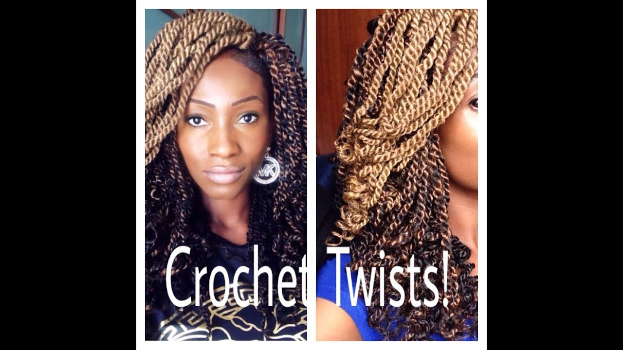 Crochet Twist Hairstyle Tutorial
 Crochet Twists With Marley Hair Hair Tutorial