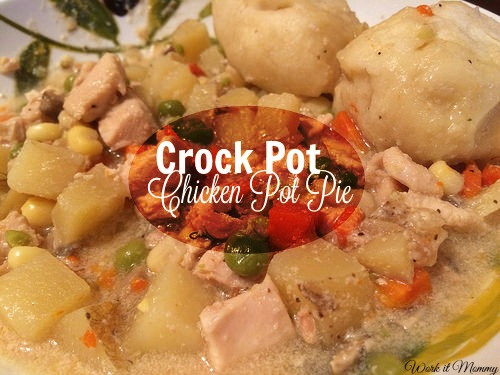 Crock Pot Chicken Pot Pie Healthy
 Work it Mommy Crock Pot Chicken Pot Pie