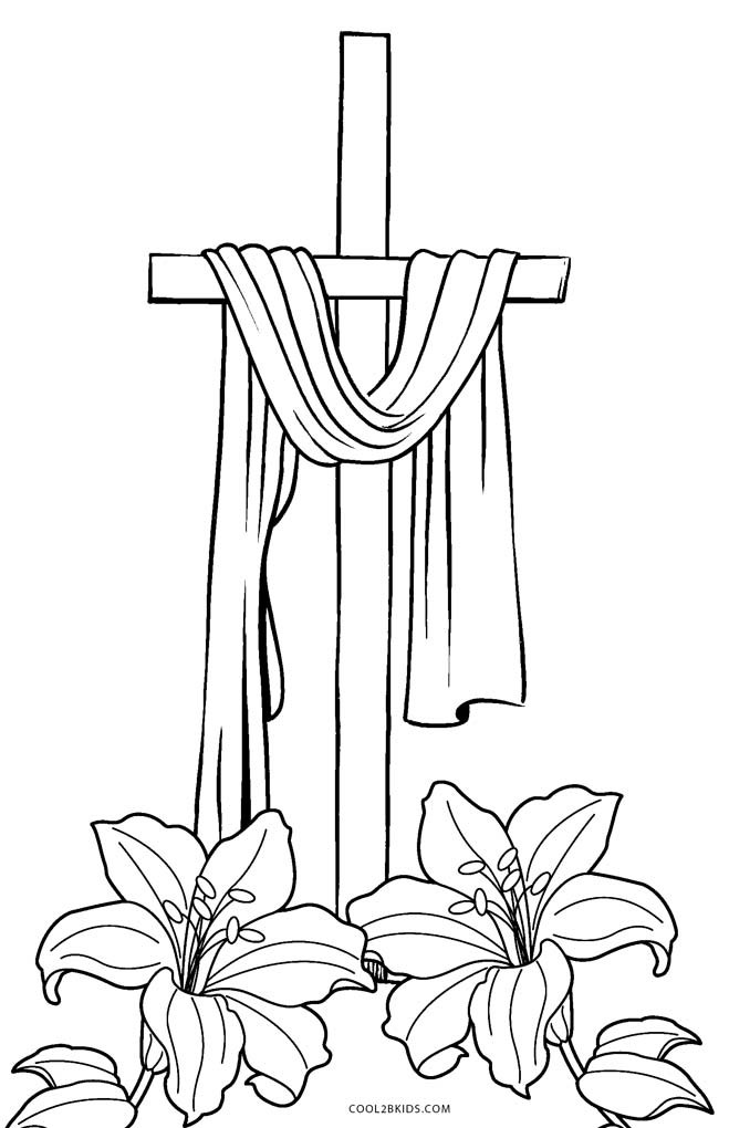 Cross Coloring Pages Printable
 Free Printable Cross Coloring Pages For Kids