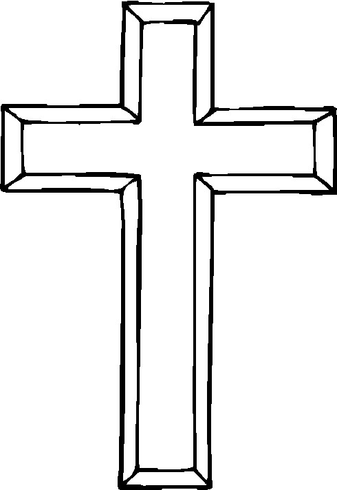 Cross Coloring Pages Printable
 Christmas Cross Coloring Pages Xmas Jesus Cross