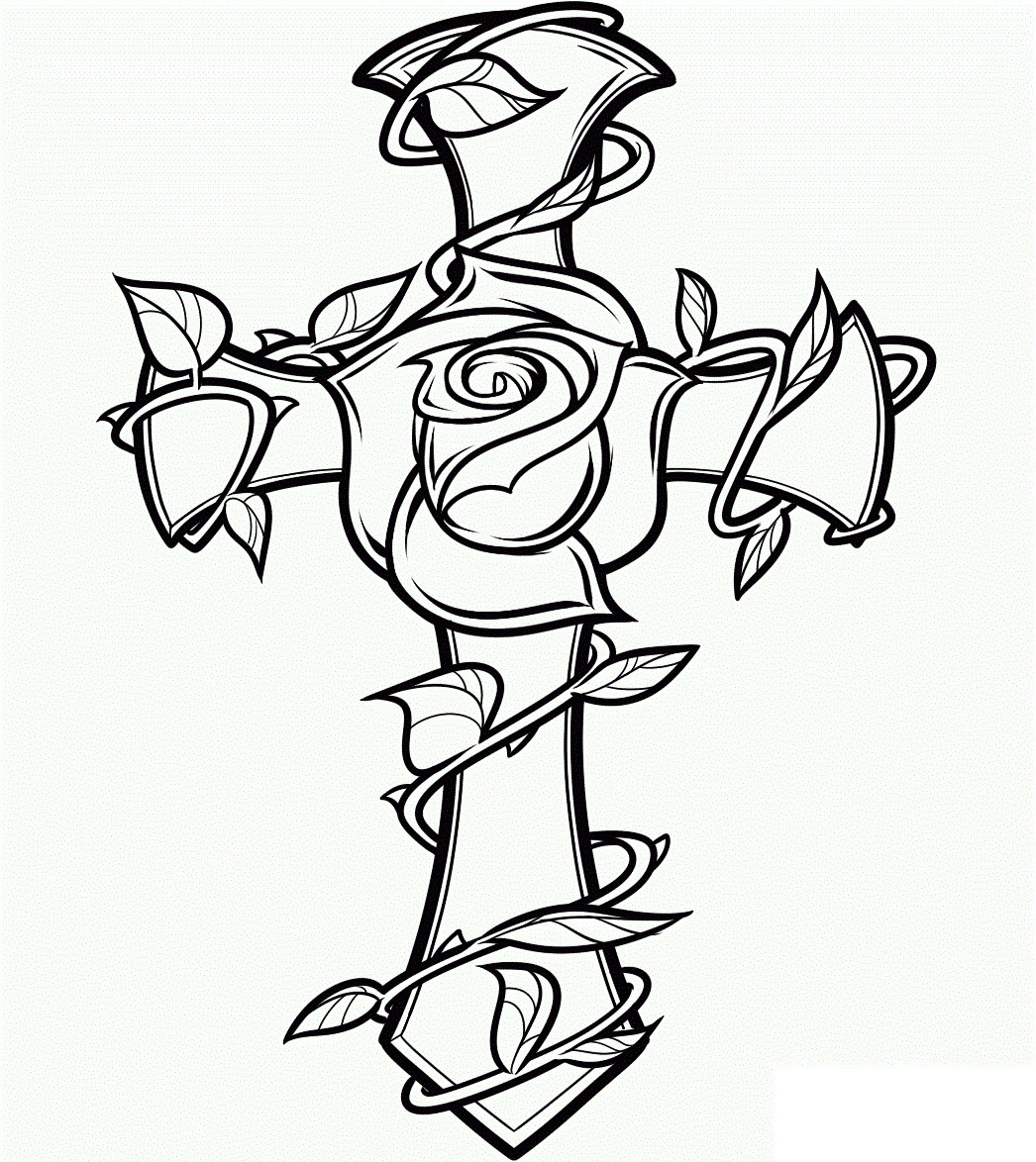 Cross Coloring Pages Printable
 Free Printable Cross Coloring Pages For Kids