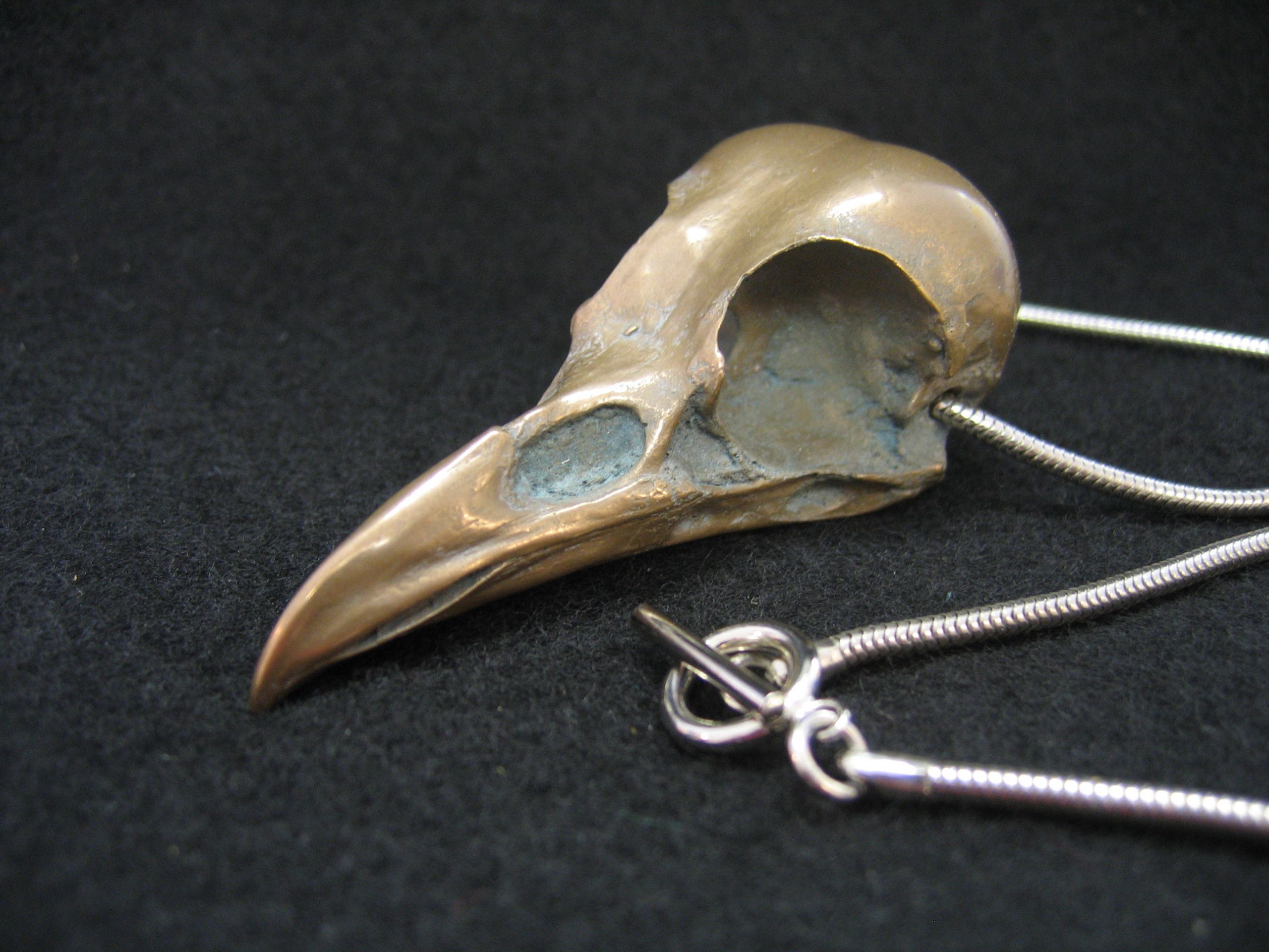 Crow Skull Necklace
 Carion Crow Skull Necklace by mrd74 on DeviantArt