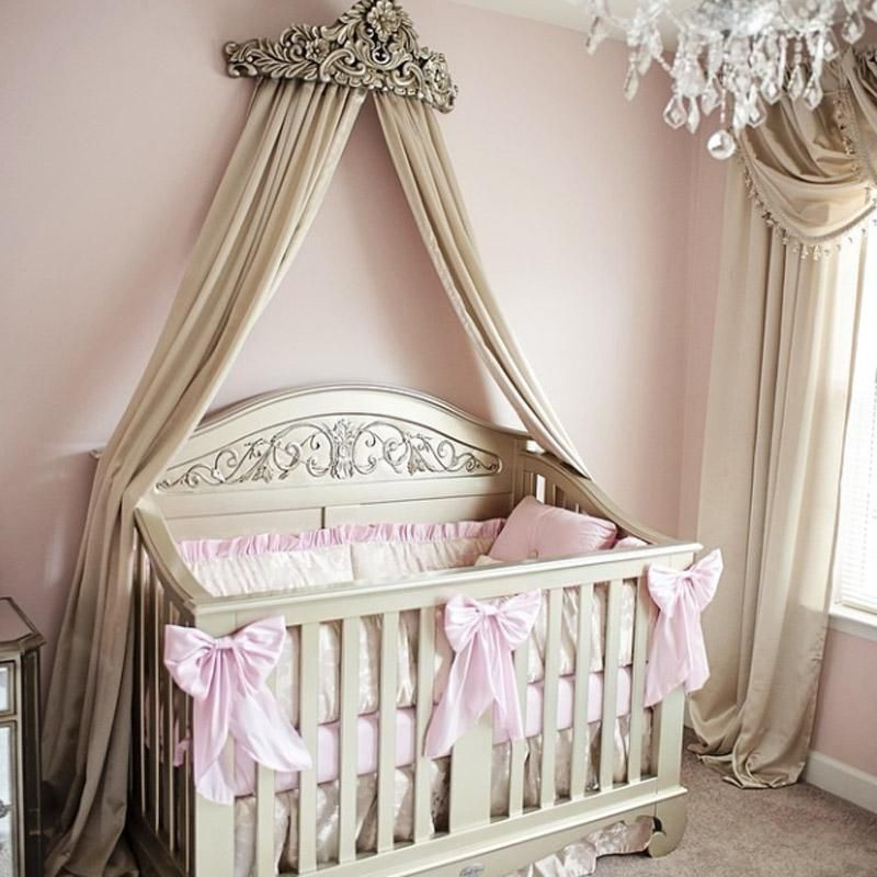 Crown Decor For Baby Room
 Chelsea lifetime crib antique silver