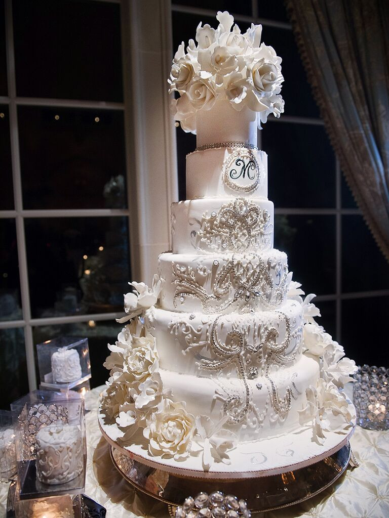 Crystal Wedding Cakes
 18 Wedding Cakes With Bling That Steal the Show