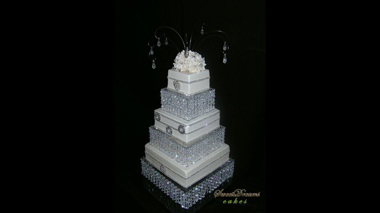 Crystal Wedding Cakes
 DIY crystal wedding cake stand Cake stand chandelier