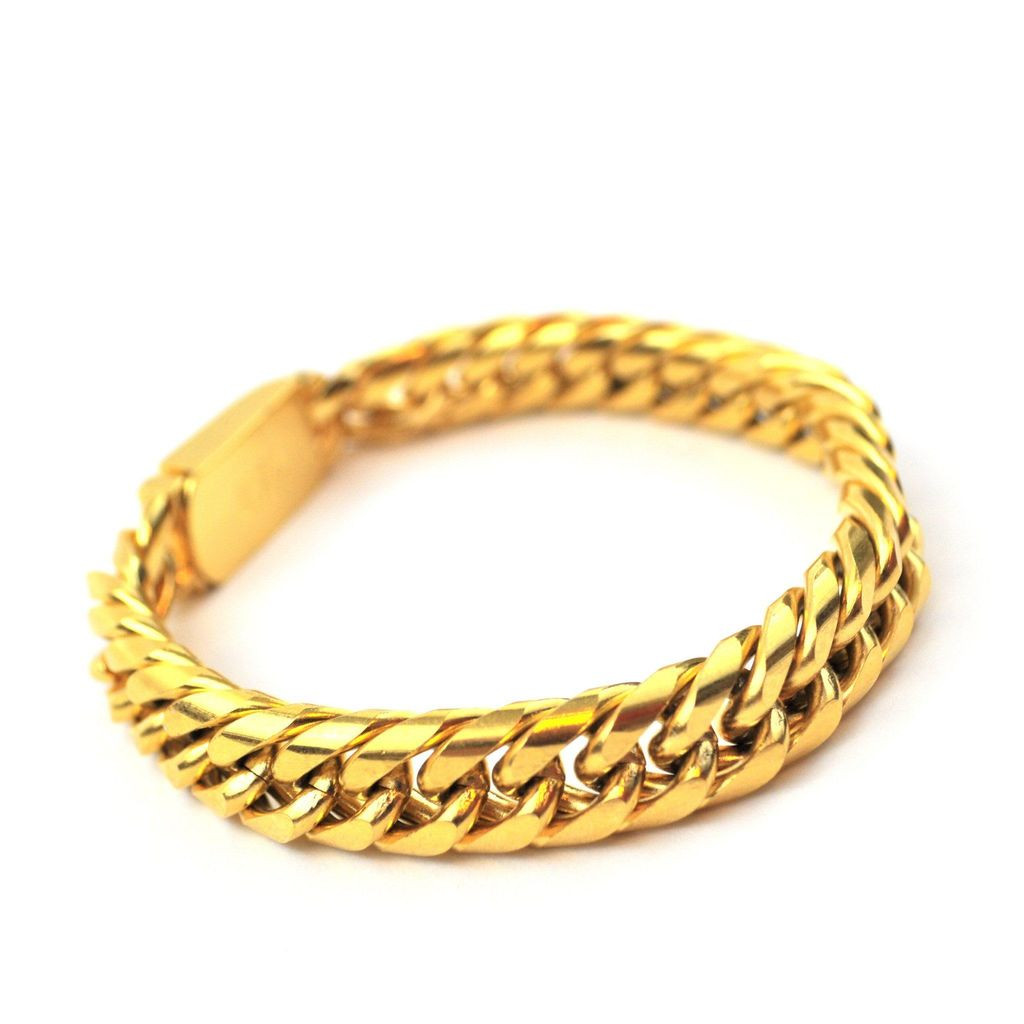 Cuban Link Bracelet Gold
 Cuban Link Bracelet The Gold Gods Jewelry