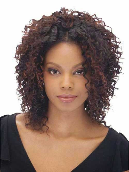 Curly Bob Weave Hairstyle
 15 New Short Curly Weave Hairstyles