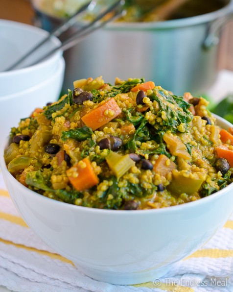 Curried Vegetable Stew
 Curried Ve able Stew with Quinoa a cookbook