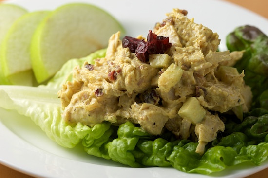 Curry Turkey Salad
 Curried Turkey Salad with Apples Cranberries and Walnuts