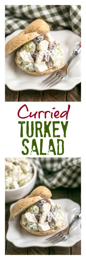 Curry Turkey Salad
 Curried Turkey Salad Sandwich That Skinny Chick Can Bake