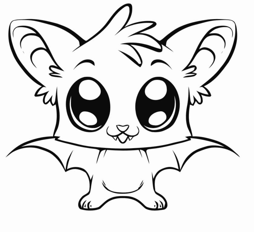 Cute Baby Animal Coloring Pages Printable
 big animals eyes coloring pags