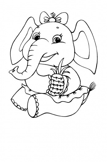 Cute Baby Elephant Coloring Pages
 13 Cute Baby Elephant Printable Coloring Sheet