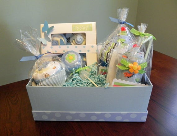 Cute Baby Gifts For Boy
 BabyBinkz Gift Basket Unique Baby Shower Gift or by BabyBinkz