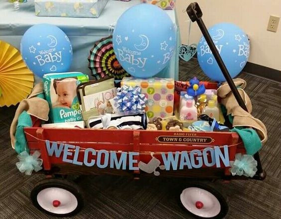 Cute Baby Gifts For Boy
 Baby Shower Wel e Wagon