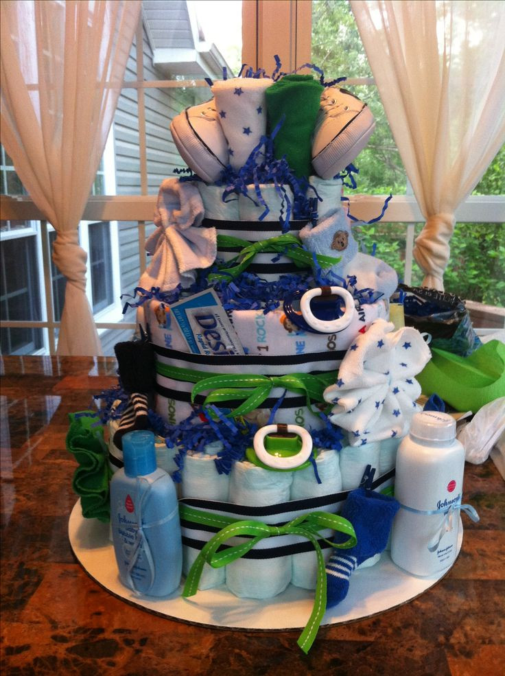 Cute Baby Gifts For Boy
 Southern Blue Celebrations Diaper Cakes for BOYS