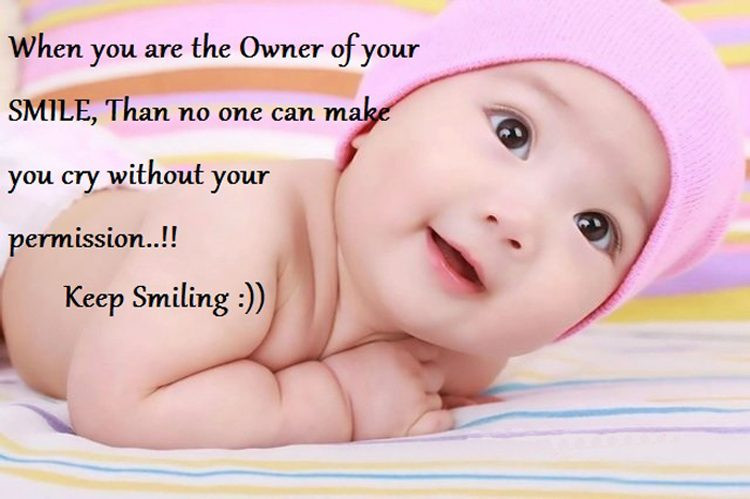 Cute Baby Pictures With Quotes
 Sweet And Cute Baby Smile Quotes With Awesome