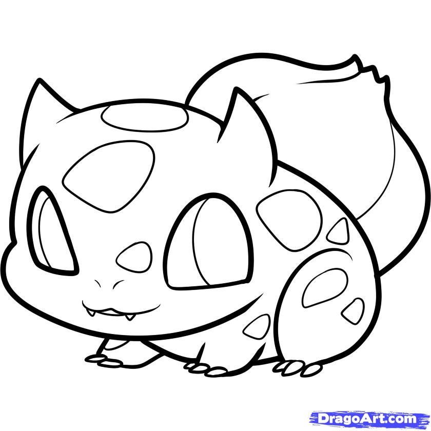 Cute Baby Pokemon Coloring Pages
 Pikachu Drawing Easy at GetDrawings