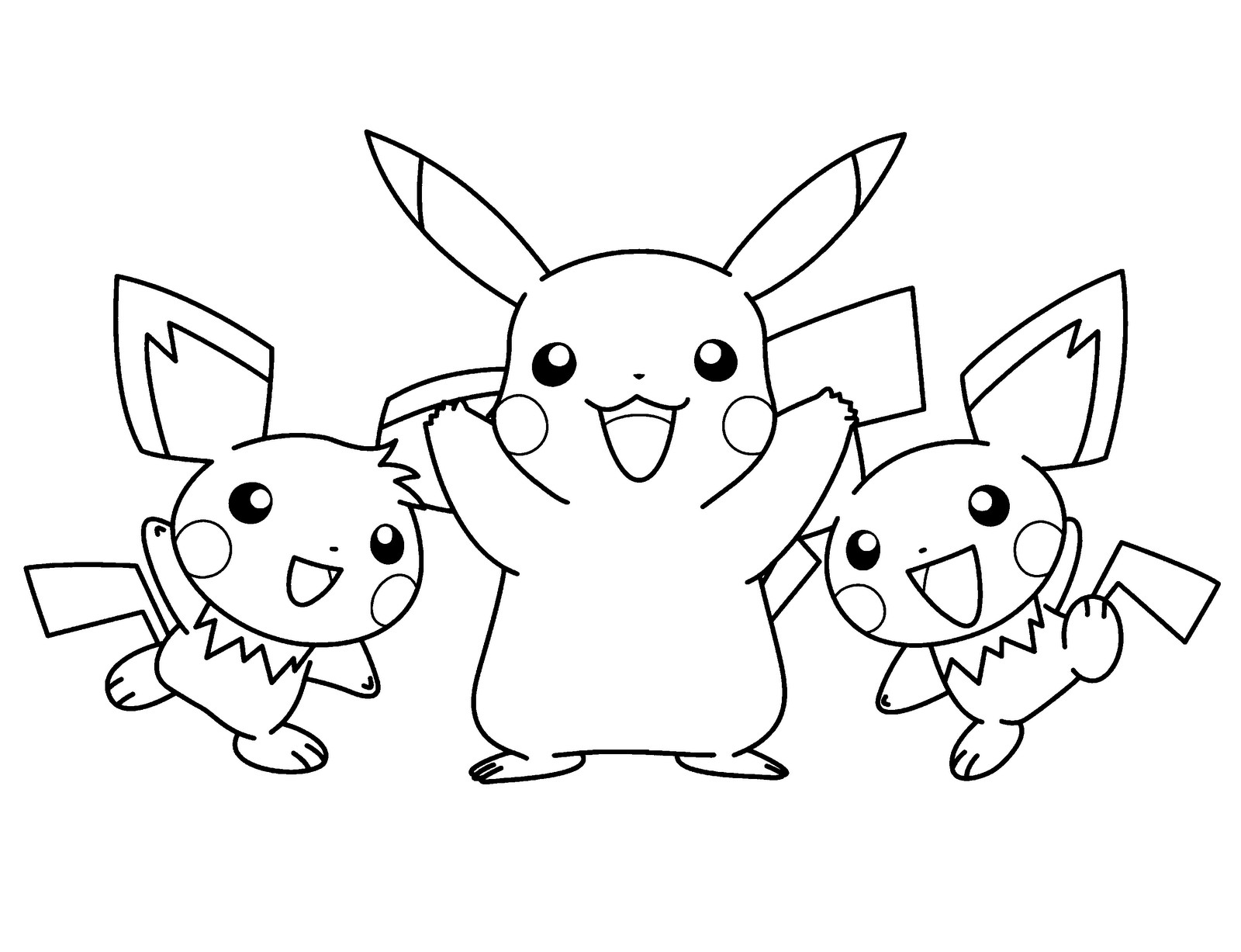 Cute Baby Pokemon Coloring Pages
 Interactive Magazine pokemon and two baby coloring pages