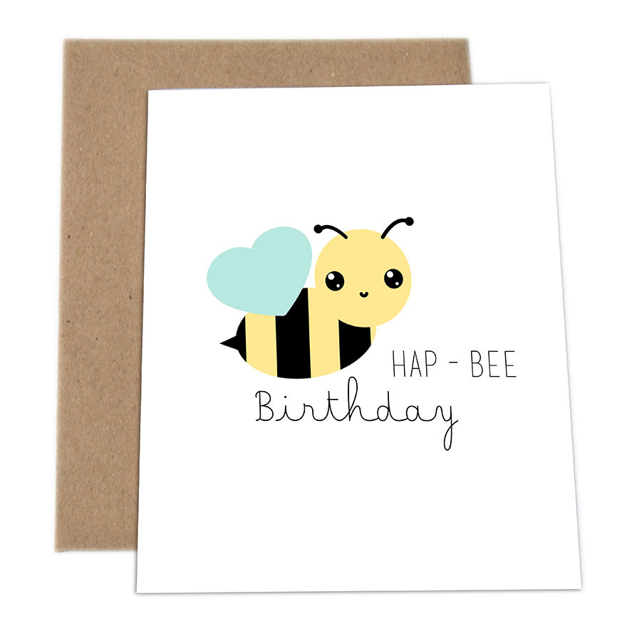 Cute Birthday Card
 The Cutest Pun Cards By Impaper