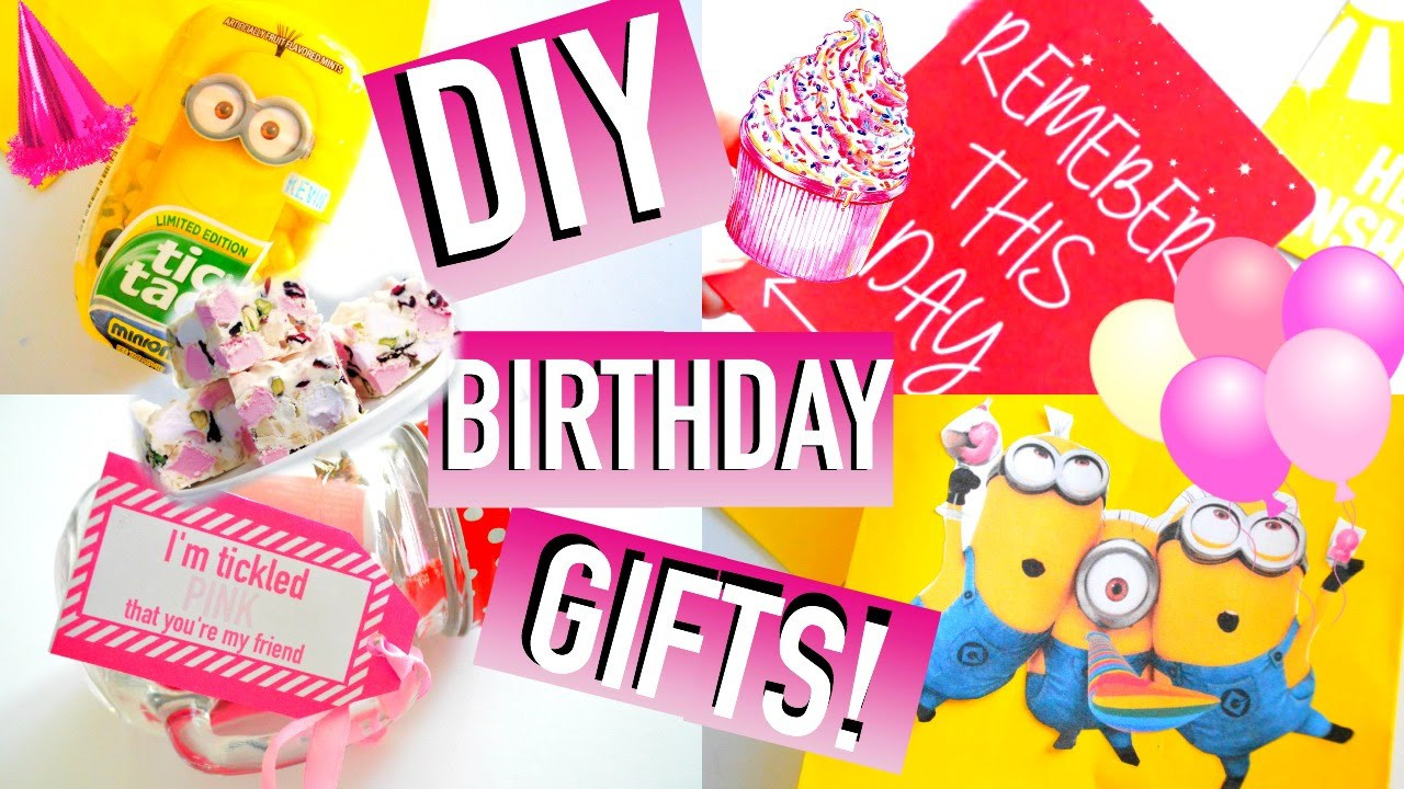 Cute Birthday Gifts
 DIY Birthday Gift Ideas Easy & Affordable ♡
