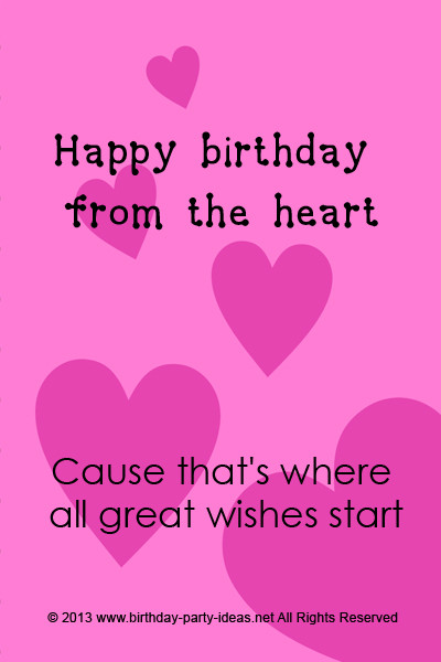 Cute Birthday Quotes For Her
 Cute Birthday Sayings And Quotes QuotesGram