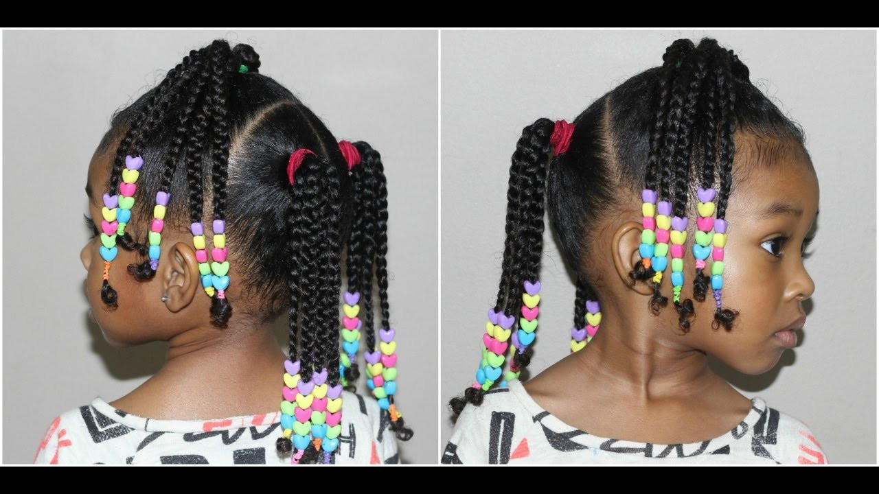 Cute Braided Hairstyles For Kids
 Kids Braided Hairstyle with Beads
