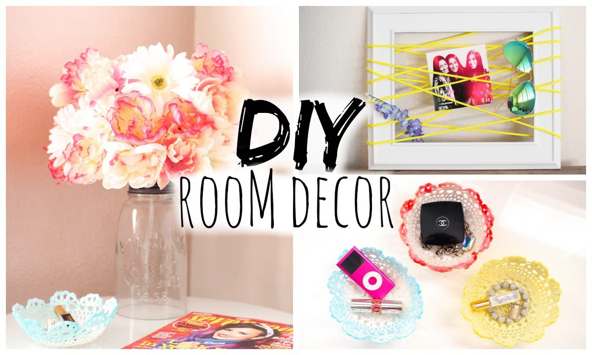 Cute Crafts To Decorate Your Room
 DIY Room Decor for Cheap Simple & Cute
